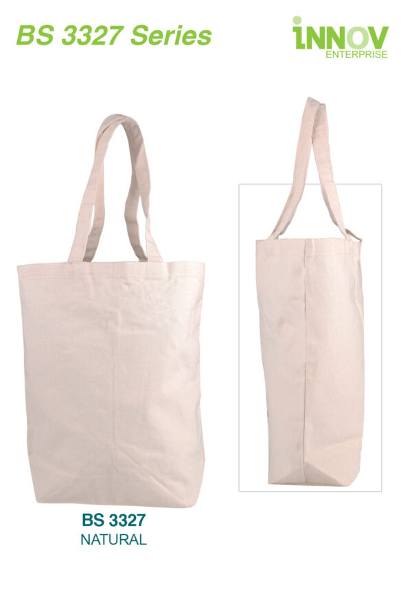 AD-BS3327 - Custom Printed Canvas Tote Bag - Image 2