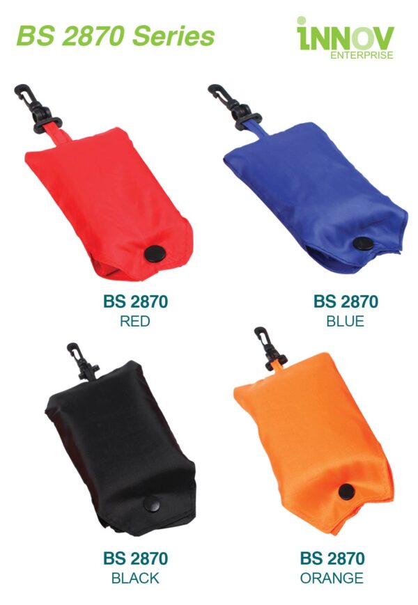 AD-BS2870 - Foldable Shopping Bag in Pouch - Image 2