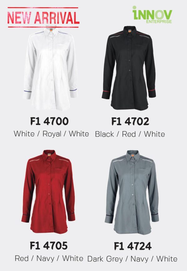 F147 Female Muslimah Long Sleeve Uniform - Image 2