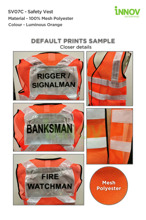 SV07C Safety Vest - Image 3