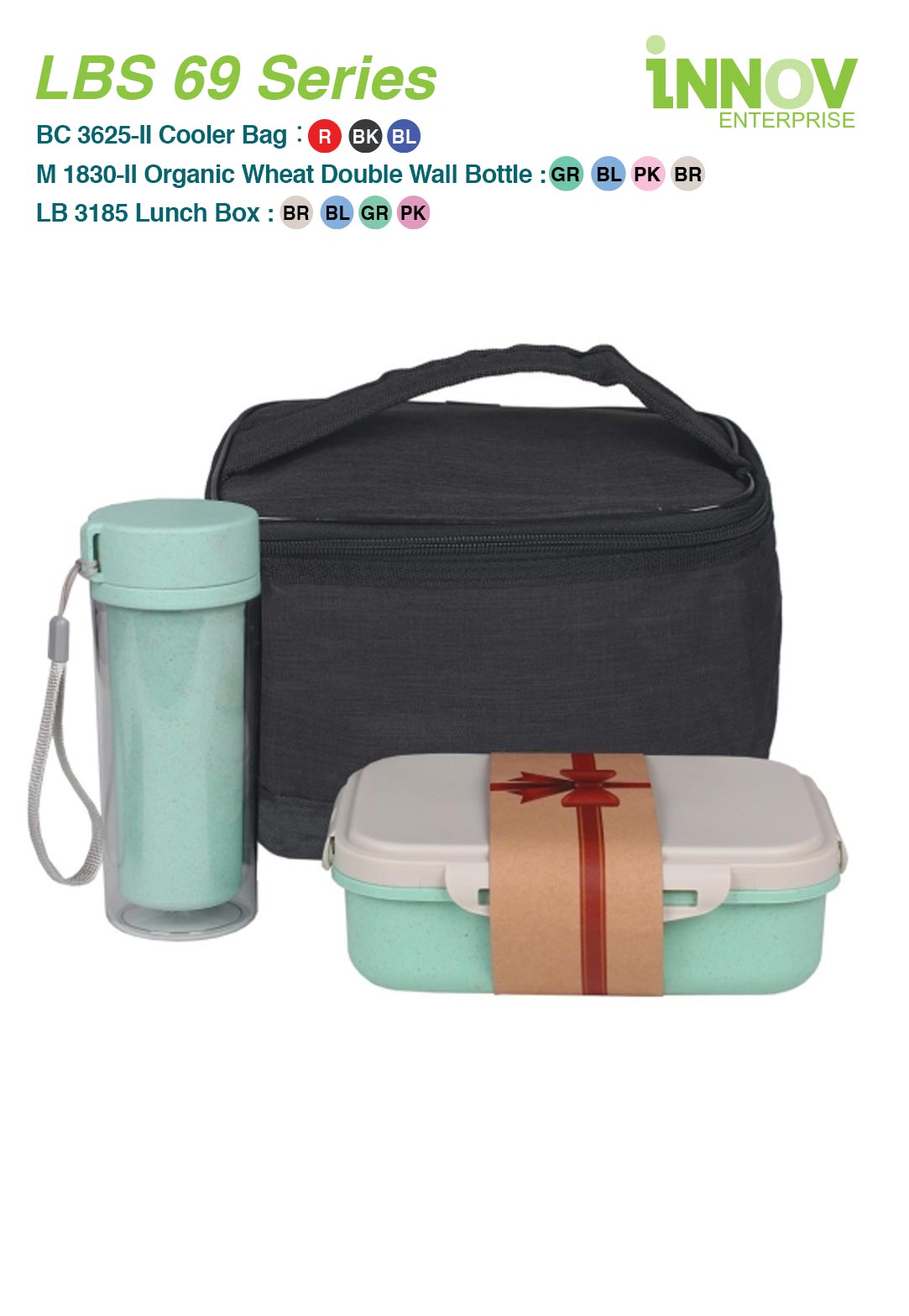 Personalised Lunch Bag And Bottle Set Singapore