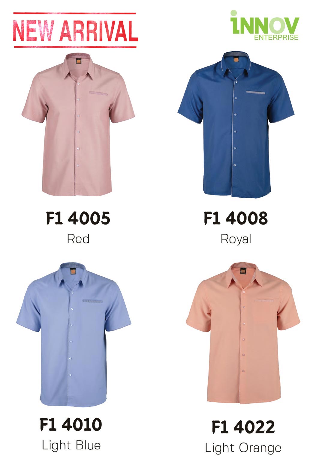 Corporate Uniform Short Sleeve Singapore