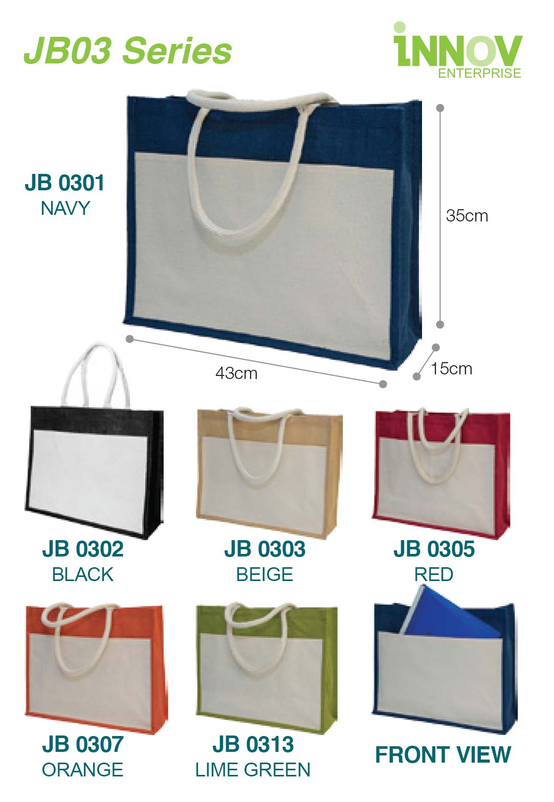 Jute bags with logo