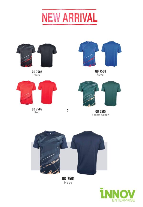 QD75 UNISEX SUBLIMATION Mini Eyelet T-Shirt - Image 2