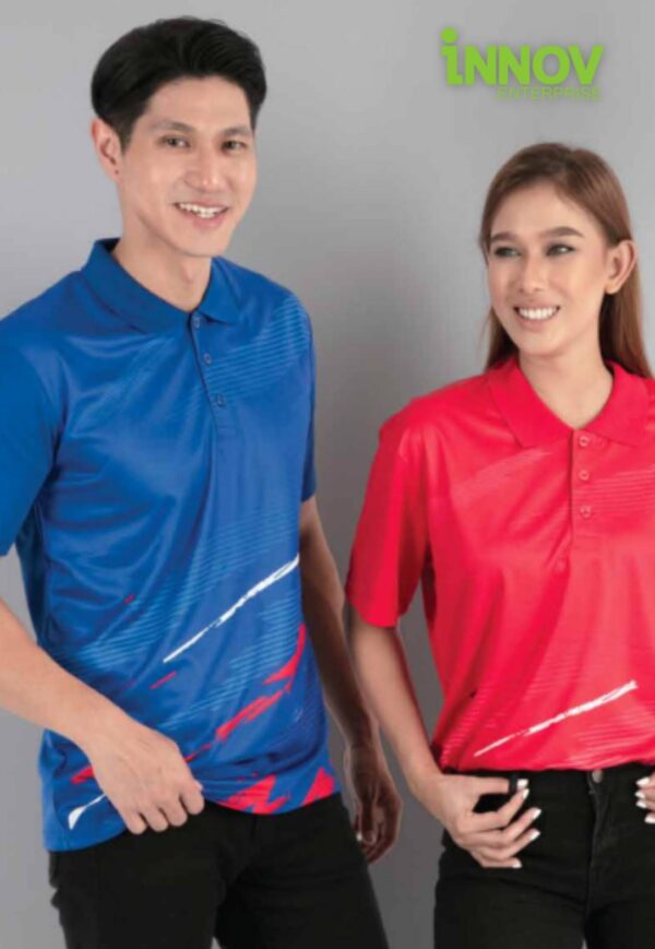 QD76 UNISEX SUBLIMATION Mini Eyelet Polo Shirt
