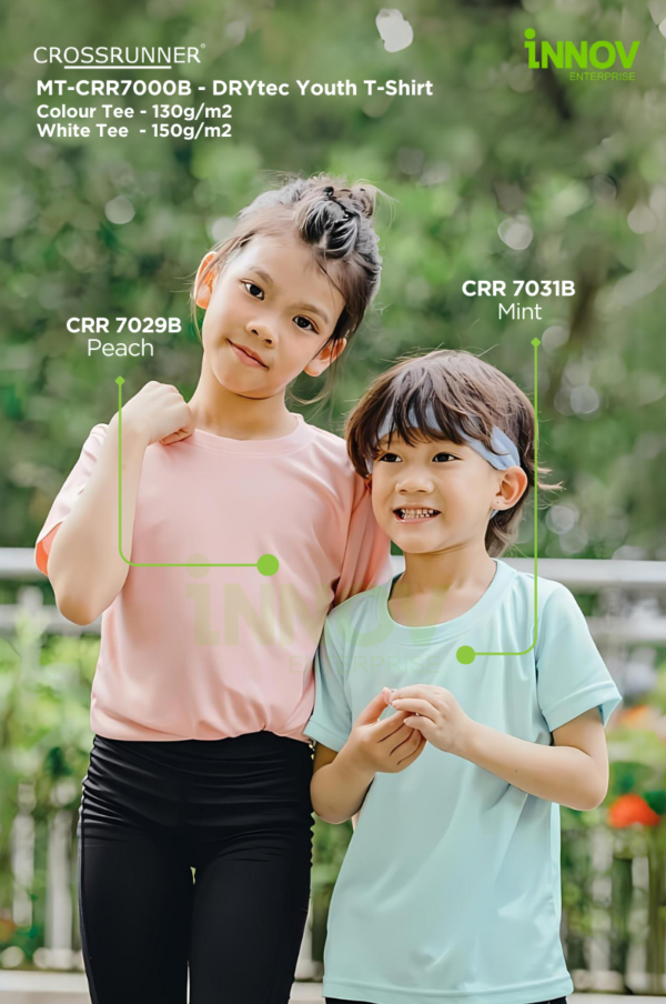 MT-CRR7000B DRYtec Youth T-Shirt