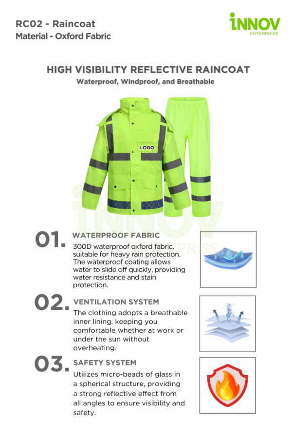 Safety Raincoat - Image 11