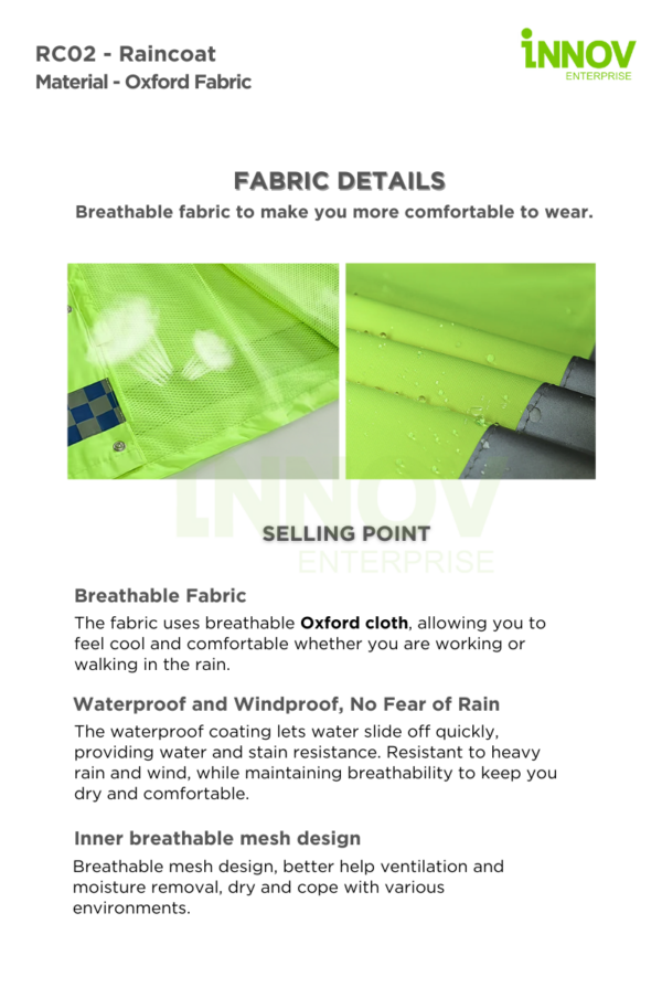 Safety Raincoat - Image 12