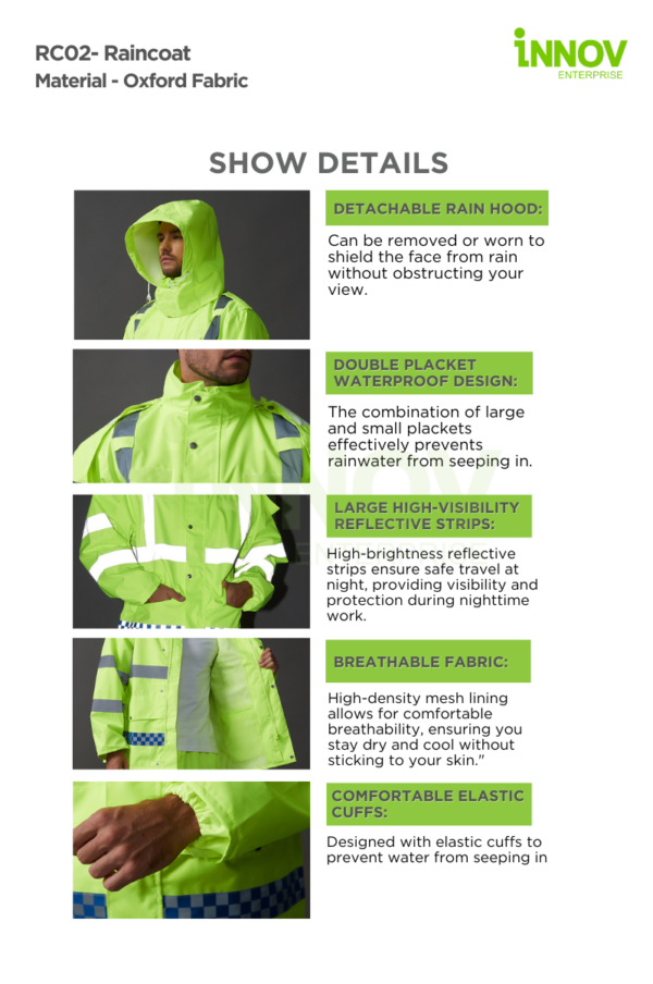 Safety Raincoat - Image 13