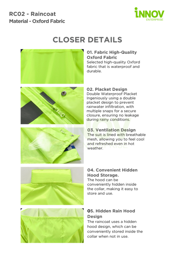Safety Raincoat - Image 14