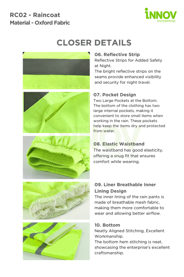 Safety Raincoat - Image 15
