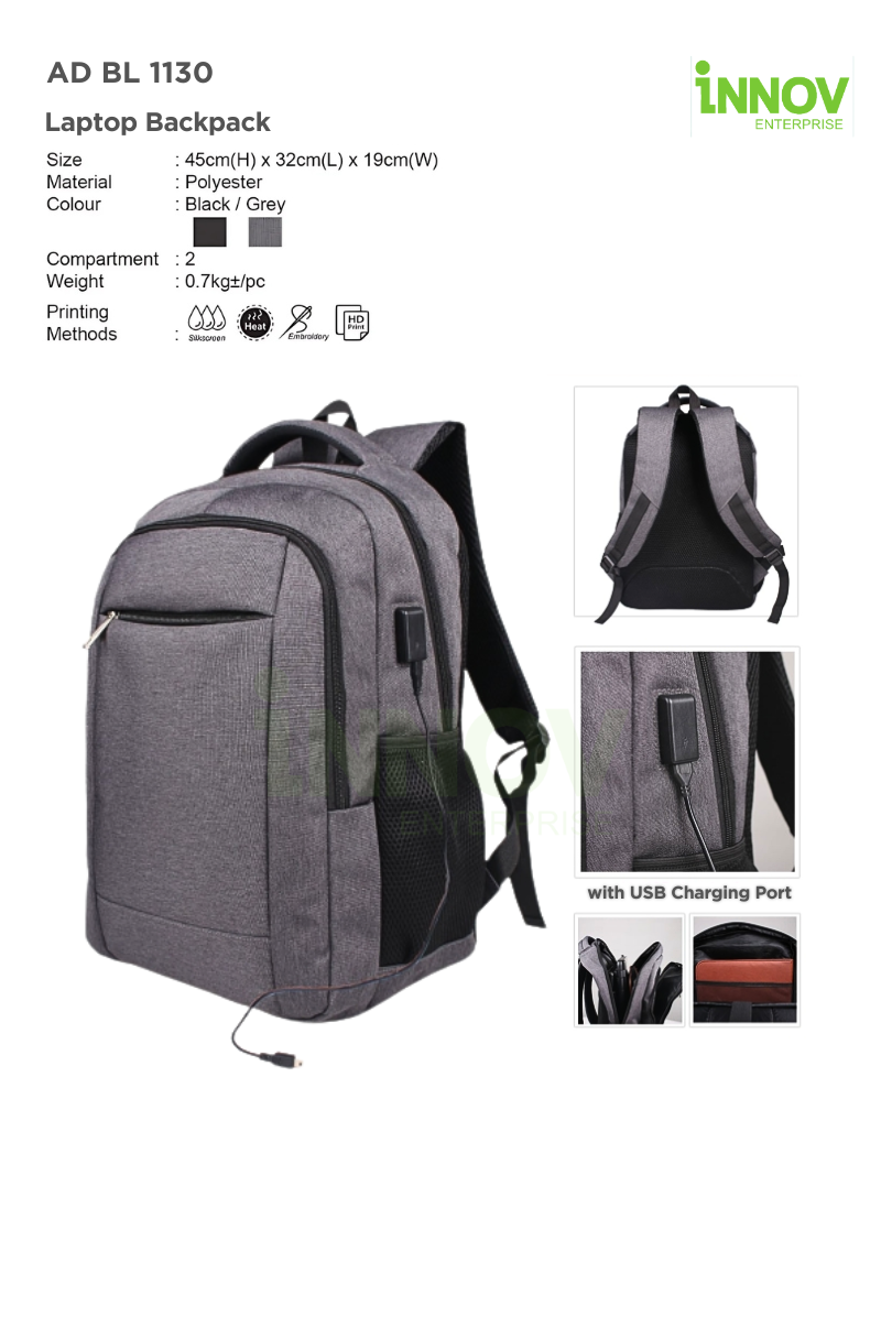 AD BL 1130 Laptop Backpack 01