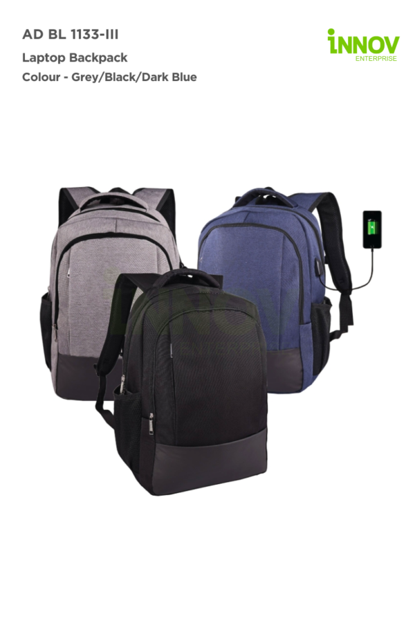 AD BL 1133-III  Personalized Laptop Backpack - Image 2