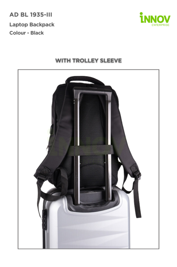 AD BL 1935-III Travel Laptop Backpack - Image 8