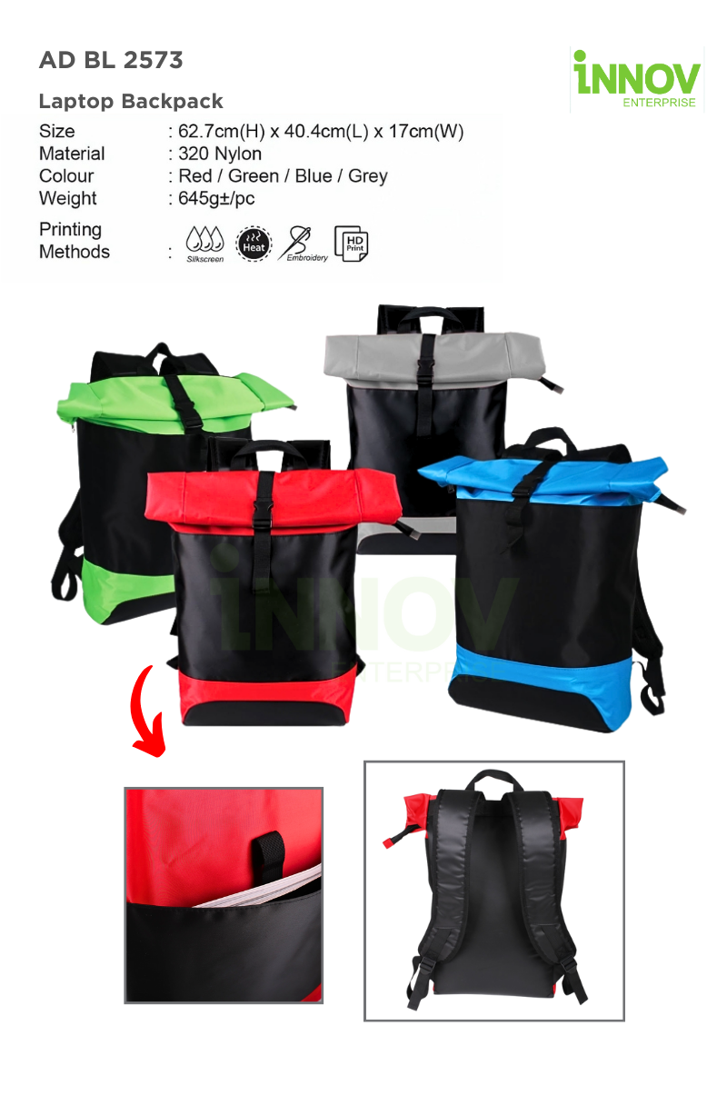 AD BL 2573 Laptop Backpack 01