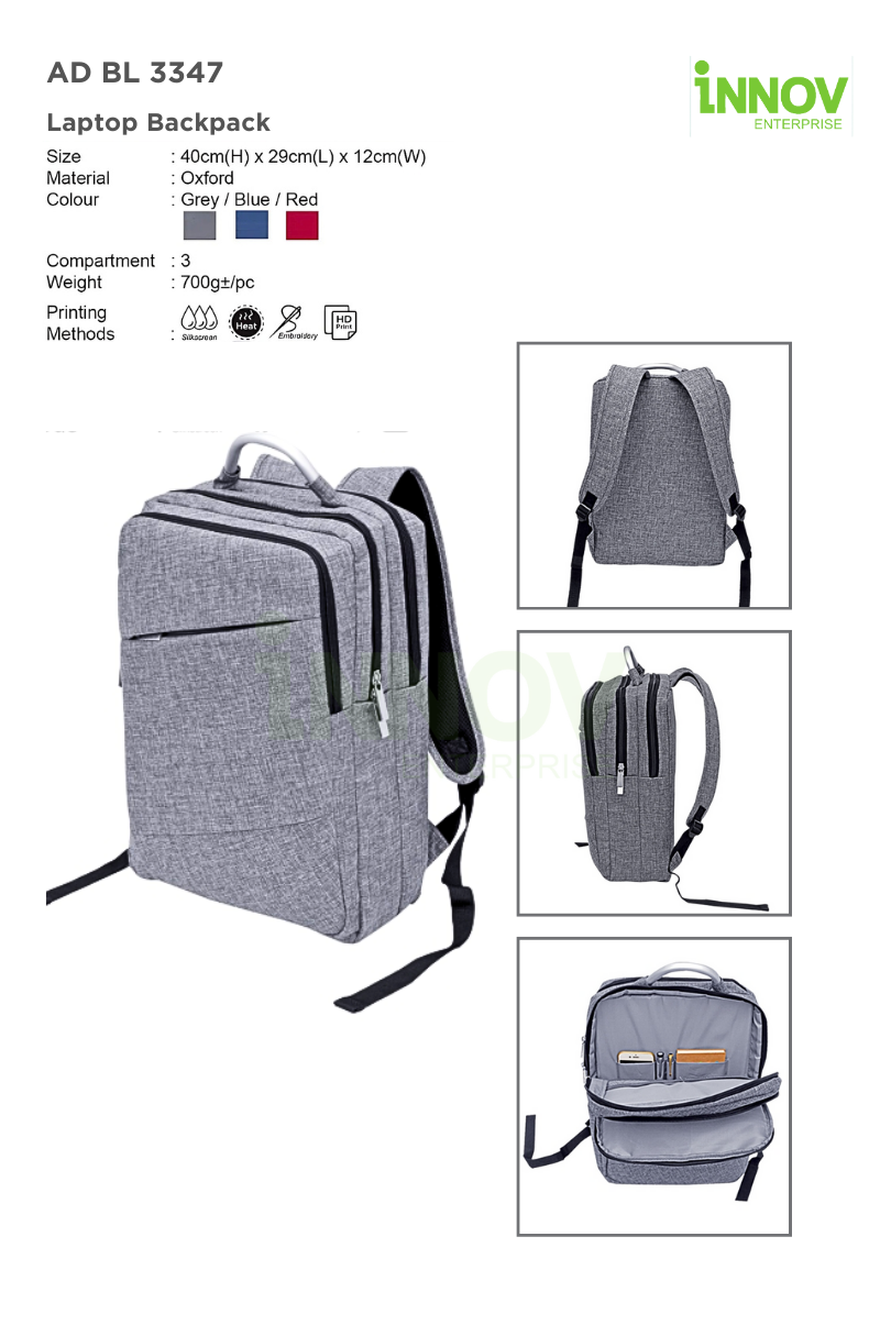 AD BL 3347 Laptop Backpack 01