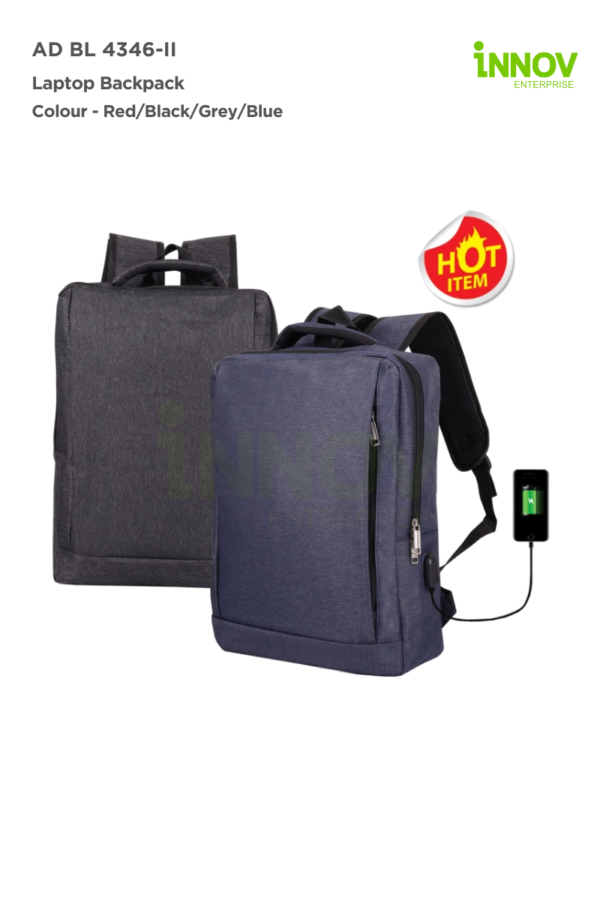 AD BL 4346-II Business Laptop Backpack - Image 2