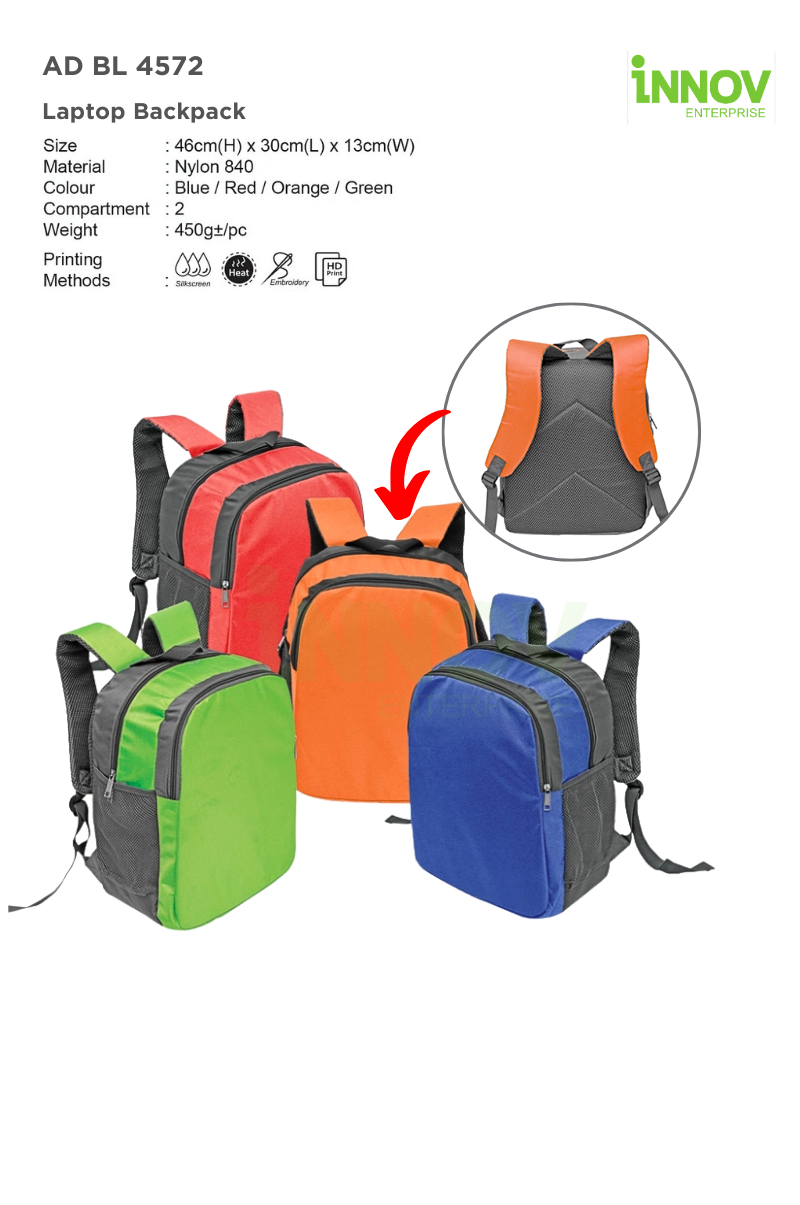AD BL 4572 Laptop Backpack 01