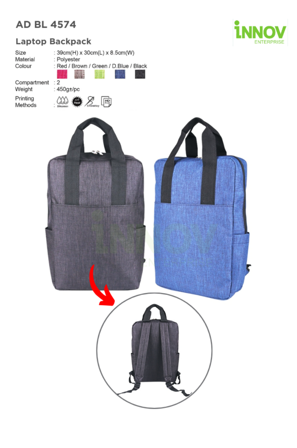 AD BL 4574 Office Laptop Backpack