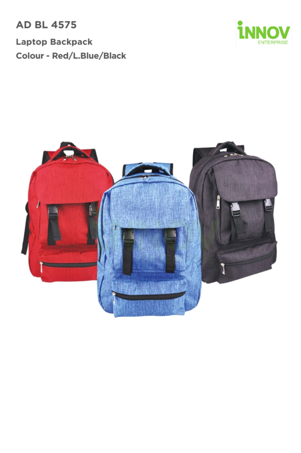 AD BL 4575 Polyester Laptop Backpack - Image 2