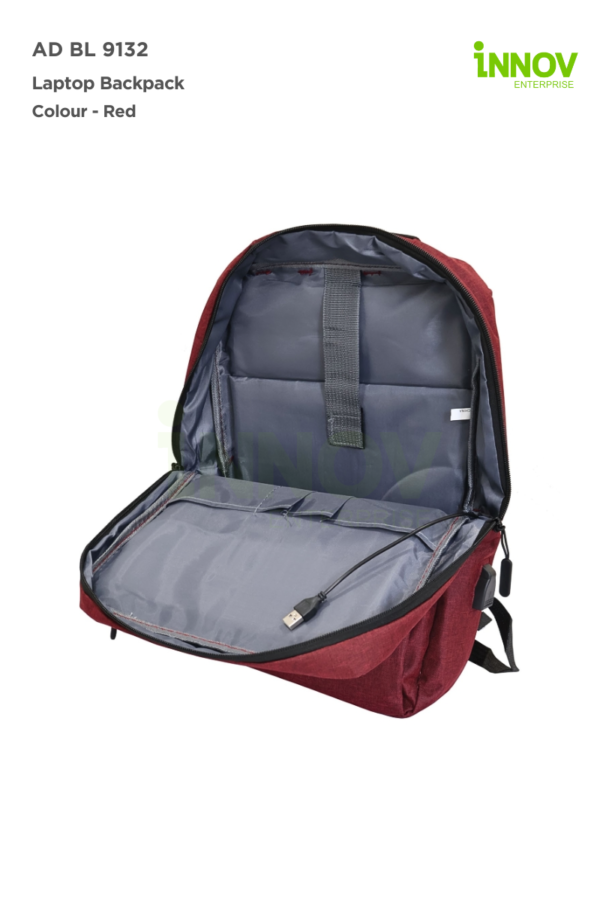 AD BL 9132 Laptop USB Backpack - Image 7