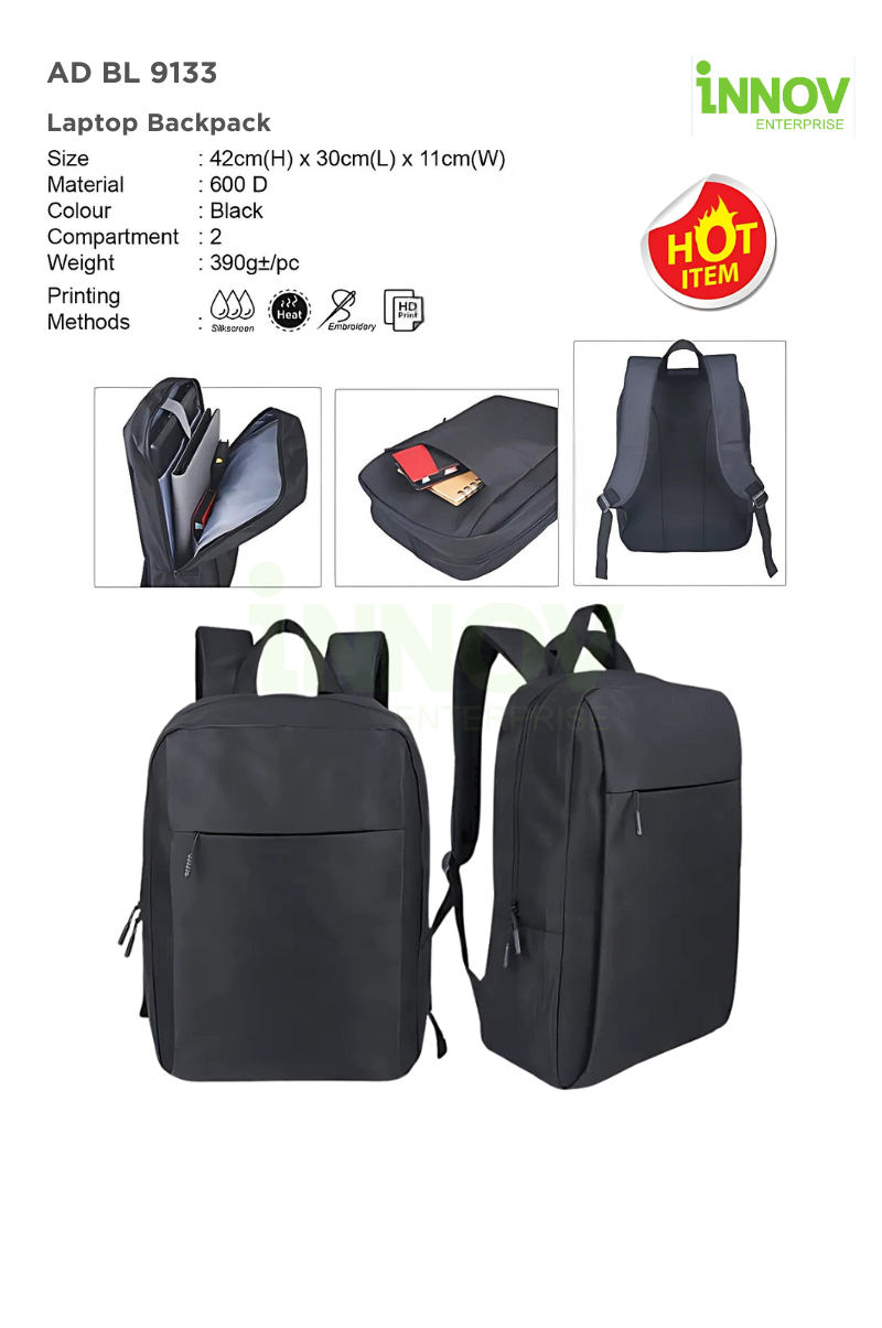 AD BL 9133 Laptop Backpack 01