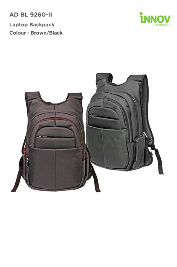AD BL 9260-II Multi Compartment Laptop Backpack - Image 2