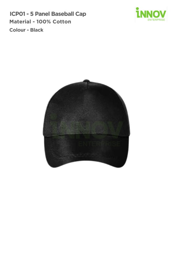 ICP01 - 5 Panel Baseball Cap - Image 7