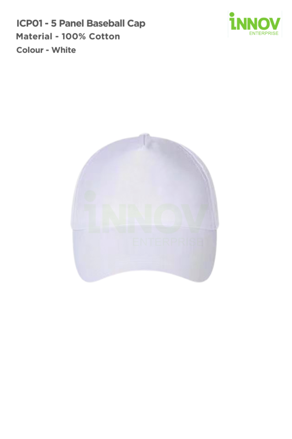 ICP01 - 5 Panel Baseball Cap - Image 11