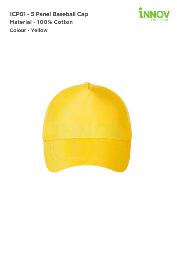 ICP01 - 5 Panel Baseball Cap - Image 10