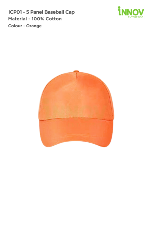 ICP01 - 5 Panel Baseball Cap - Image 9