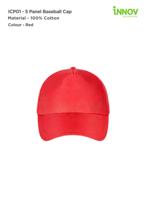 ICP01 - 5 Panel Baseball Cap - Image 8