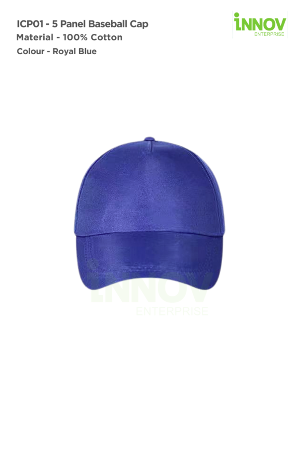 ICP01 - 5 Panel Baseball Cap - Image 6