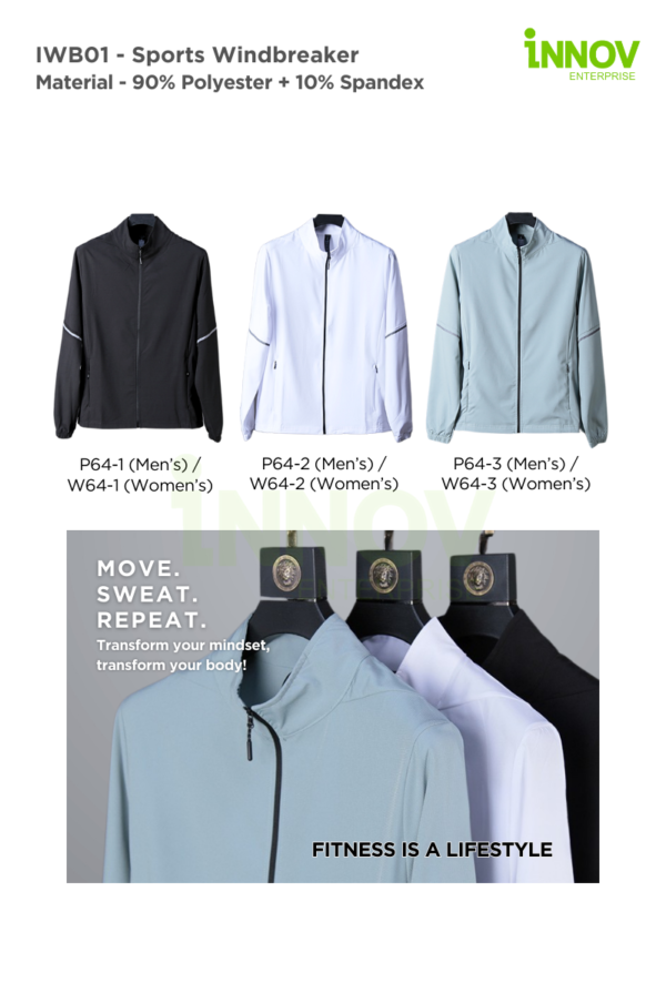 IWB01 - Sports Windbreaker - Image 9