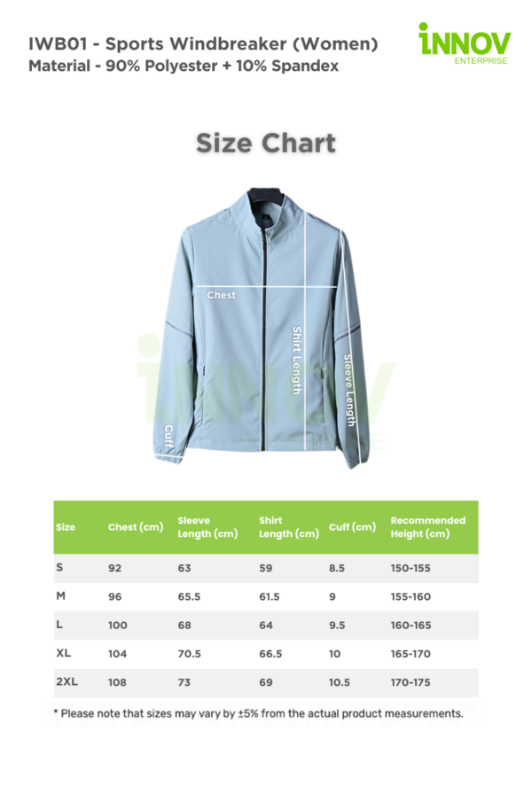 IWB01 - Sports Windbreaker - Image 13