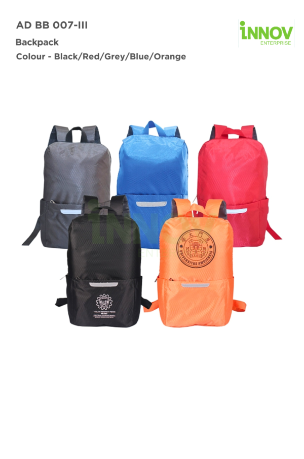 AD BB 007-III Backpack Printing - Image 2