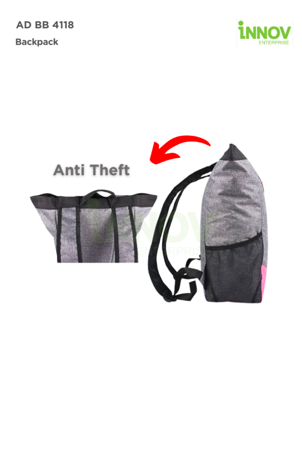 AD BB 4118 Anti Theft Backpack - Image 6