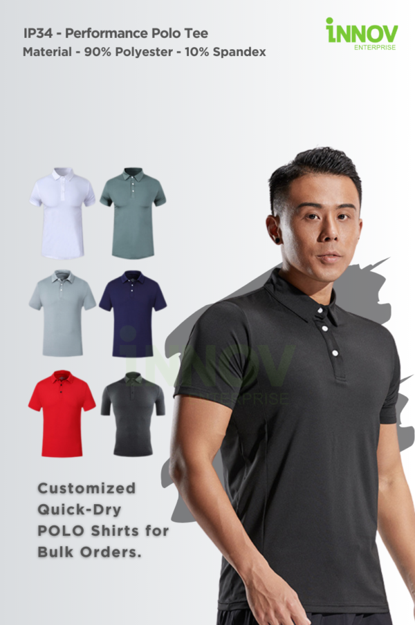 IP34 Performance Polo Tee 01