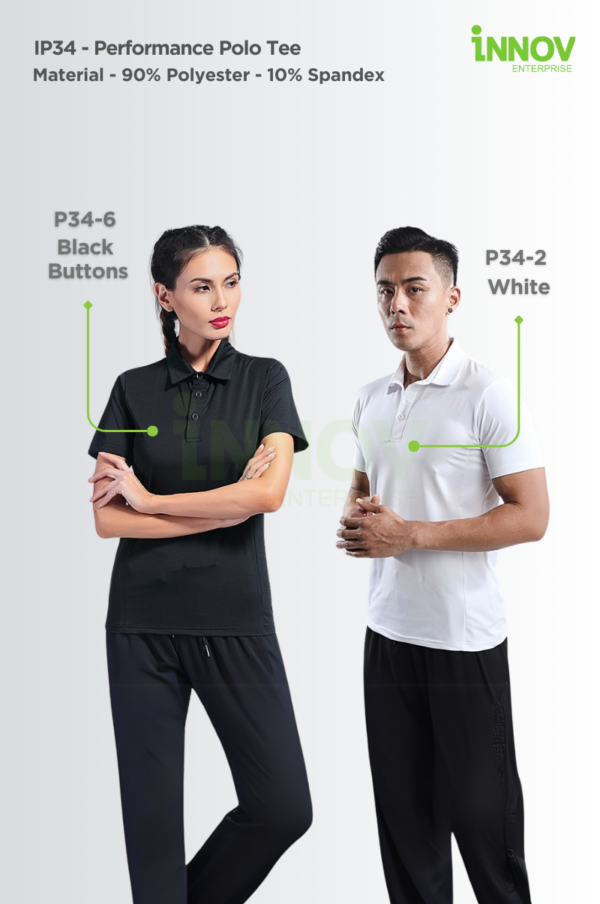 IP34 Performance Polo Tee - Image 4