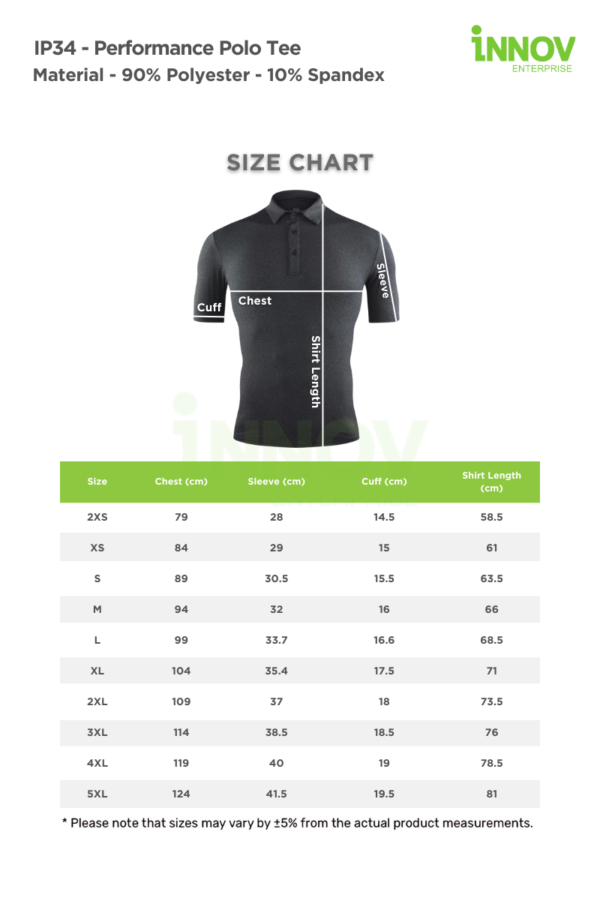 IP34 Performance Polo Tee - Image 10