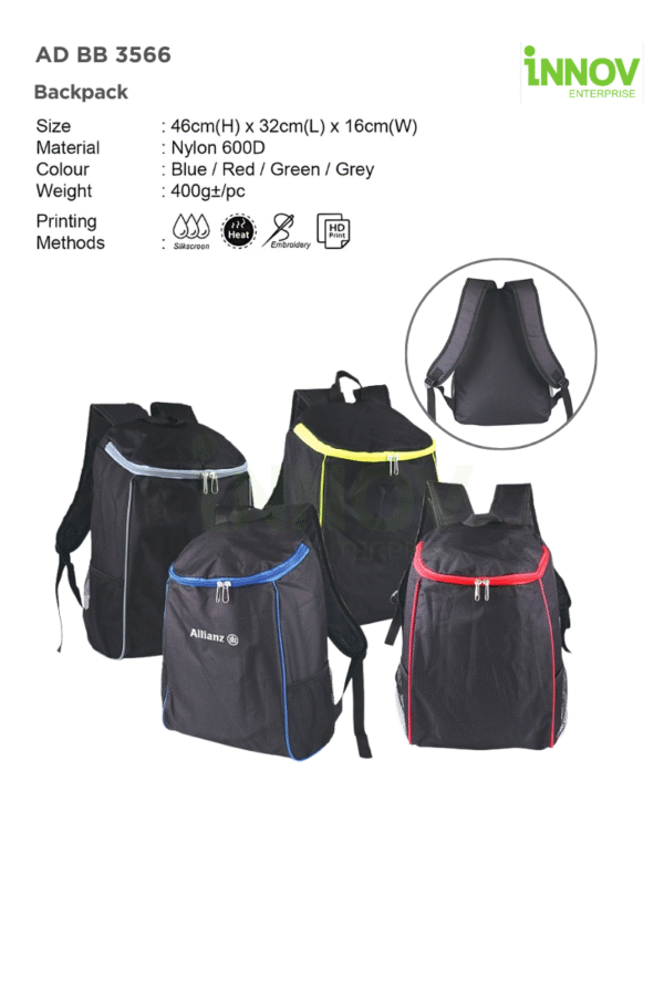 AD BB 3566 Carry On Backpack