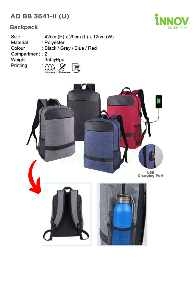 AD BB 3641-II (U) Backpack 01