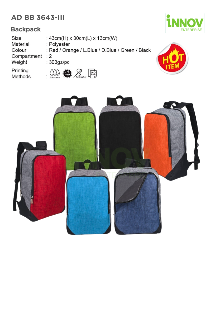 AD BB 3643-III Backpack 01