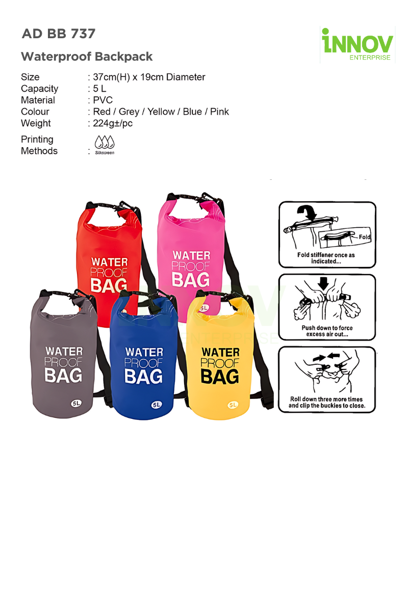 AD BB 737 Waterproof Backpack 01