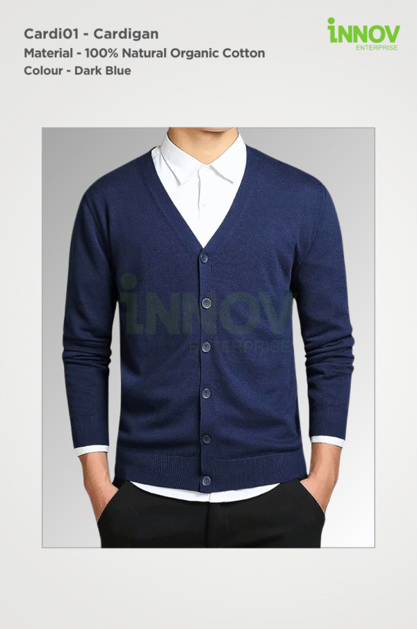 Men’s Organic Cotton Cardigan - Image 10