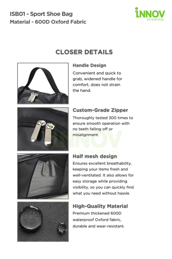 ISB01 - Sport Shoe Bag - Image 11