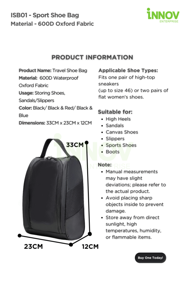 ISB01 - Sport Shoe Bag - Image 12